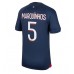 Paris Saint-Germain Marquinhos #5 Replika Hemma matchkläder 2023-24 Korta ärmar